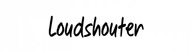 Loudshouter  नि: शुल्क फ़ॉन्ट्स डाउनलोड