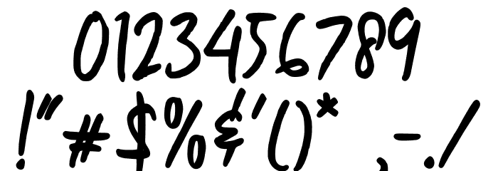 Loudshouter Font OTHER CHARS