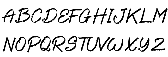 Louhan 字体 大写