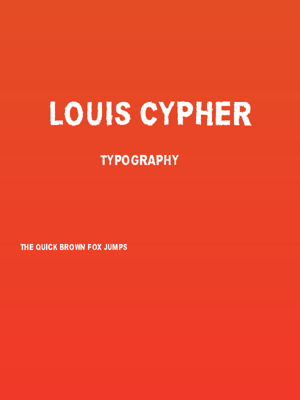 Louis Cypher Poster