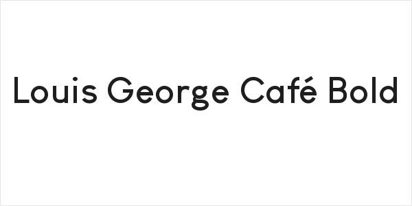 Louis George Café Bold Logo