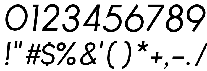 Louis George Café Italic Font OTHER CHARS