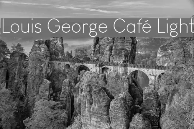 Louis George Café Light Font examples