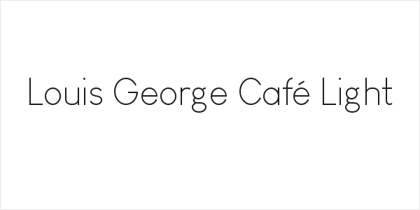 Louis George Café Light Logo