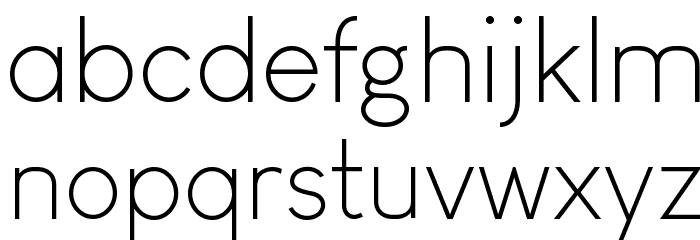 Louis George Café Light Font LOWERCASE