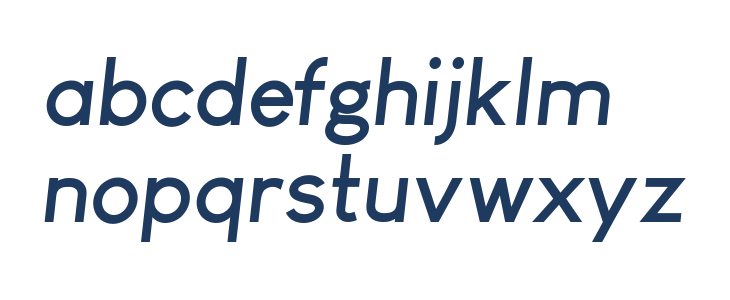 Louis George Cafe Bold Italic Lowercase