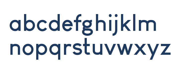 Louis George Cafe Bold Lowercase