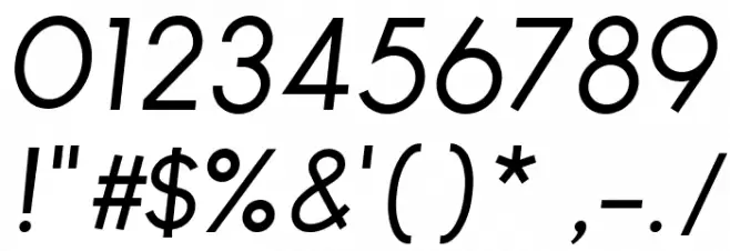 Louis George Cafe Italic Font OTHER CHARS