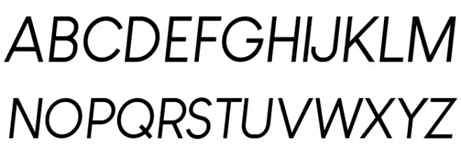 Louis George Cafe Italic Font UPPERCASE
