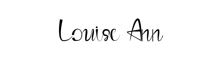 Louise Ann  Fuentes Gratis Descargar