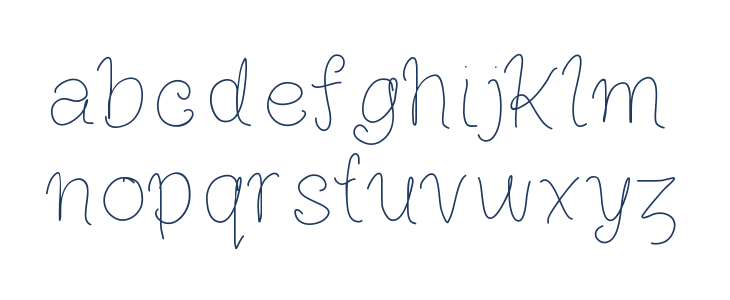 LouisesHand Lowercase