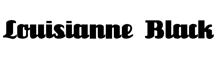 Louisianne Black  नि: शुल्क फ़ॉन्ट्स डाउनलोड
