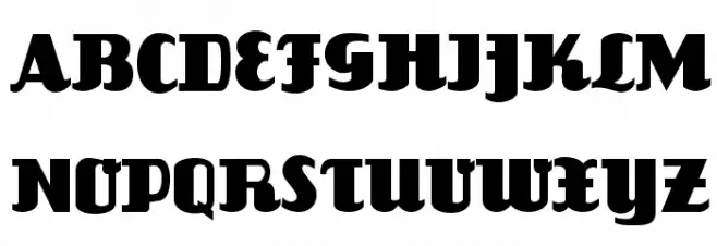 Louisianne Black Schriftart Groß