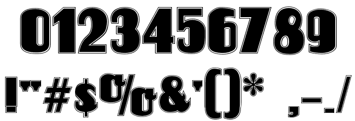 Louisianne Contour Black Font OTHER CHARS