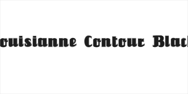 Louisianne Contour Black Logo
