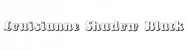 Louisianne Shadow Black 