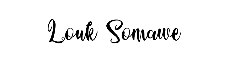 Louk Somawe  Descarca Fonturi Gratis