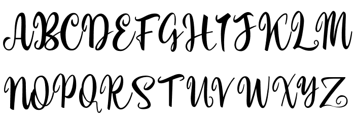 Louk Somawe Font UPPERCASE