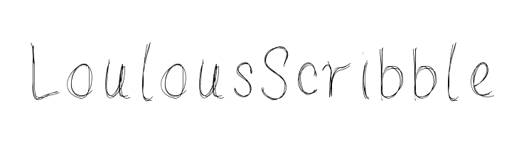 LoulousScribble Font