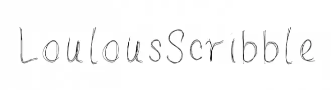 LoulousScribble  免费字体下载