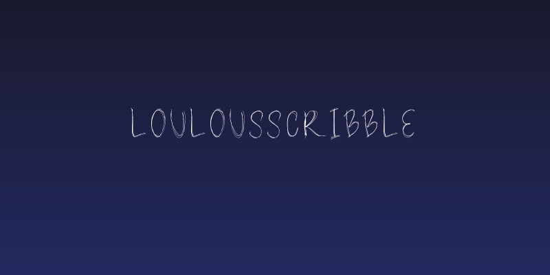 LoulousScribble Social Header