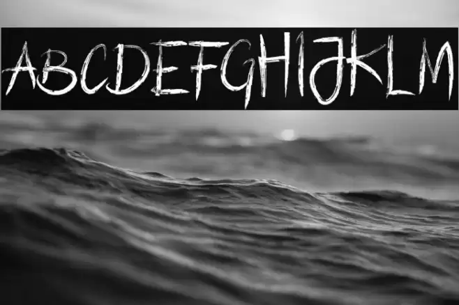 LousianaBrush Font examples