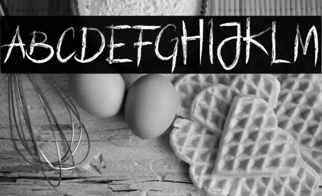 LousianaBrush Font examples