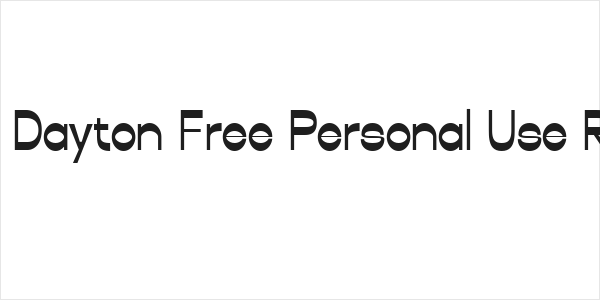 Lousie Dayton Free Personal Use Regular Logo
