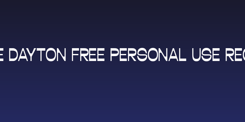 Lousie Dayton Free Personal Use Regular Social Header