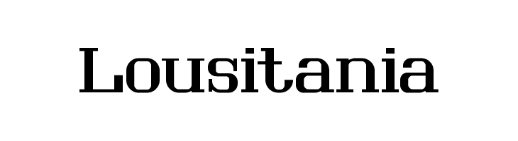 Lousitania Font