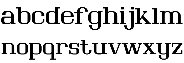 Lousitania Font LOWERCASE