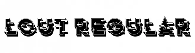Lout Regular  免费字体下载