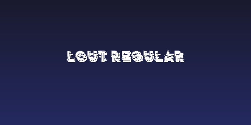 Lout Regular Social Header
