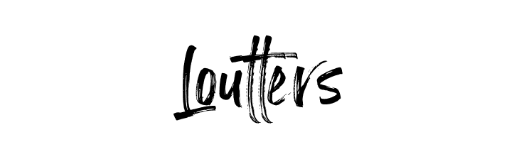 Loutters  font caratteri gratis