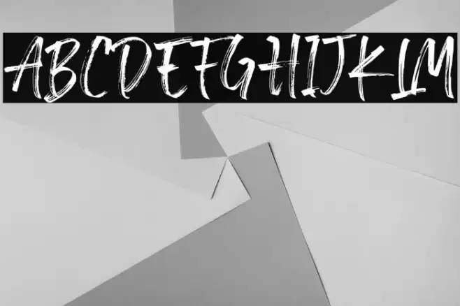 Loutters Font examples