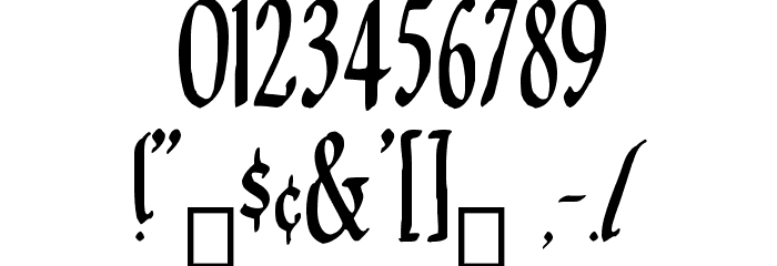Louvaine Font OTHER CHARS