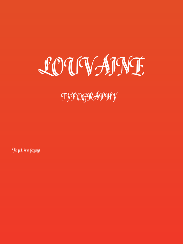 Louvaine Poster