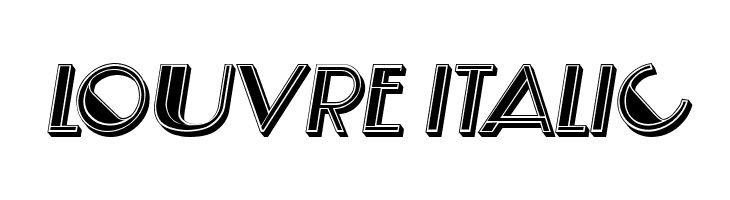 Louvre Italic  لخطوط تنزيل