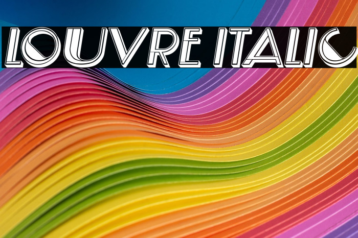 Louvre Italic Example 3