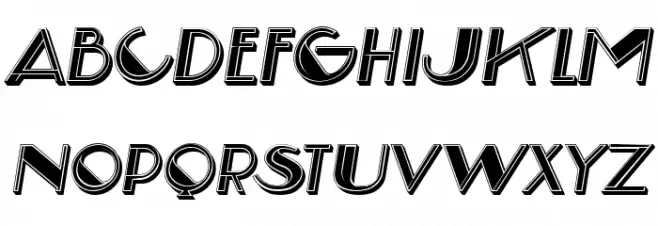 Louvre Italic Caratteri MINUSCOLO