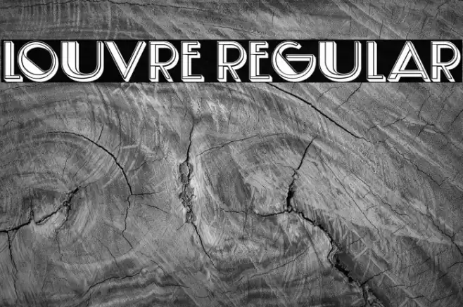 Louvre Regular Font examples
