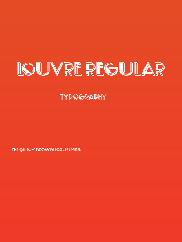 Louvre Regular Poster