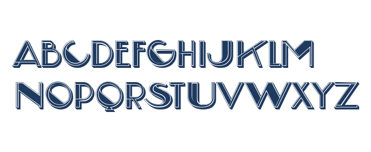 Louvre Regular Lowercase