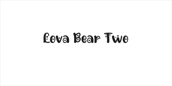 Lova Bear Two Logo