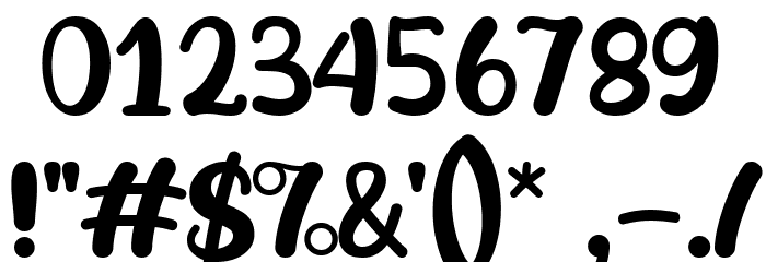 Lova Bear Font OTHER CHARS