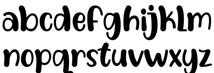 Lova Bear Font LOWERCASE
