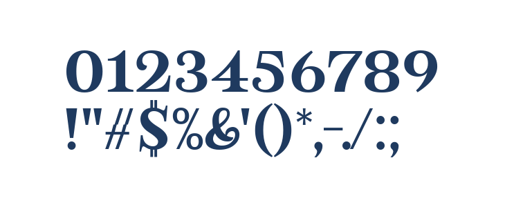 Lova Valove Serif Other Characters