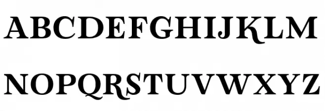 Lova Valove Serif Polices MAJUSCULES