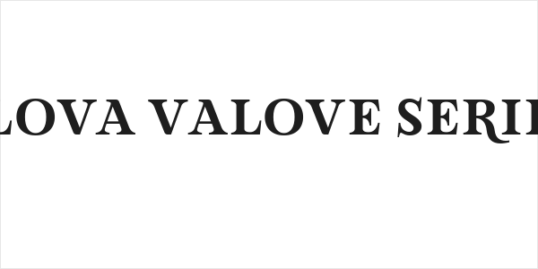 Lova Valove Serif Logo