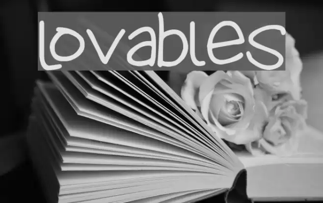 Lovables Font examples